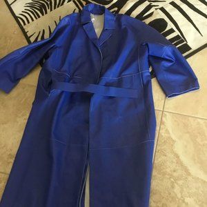 MaxMara  leather coat New size 16 US 25 IT oversized fit $2149.00